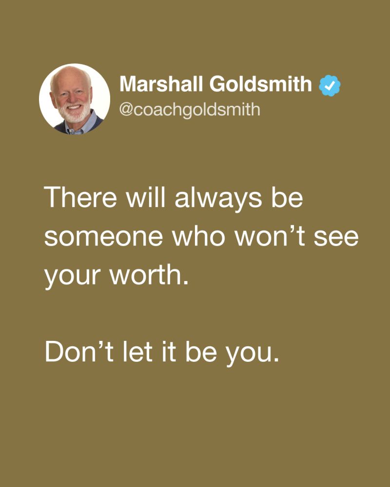 Marshall Goldsmith (@coachgoldsmith) on Twitter photo 