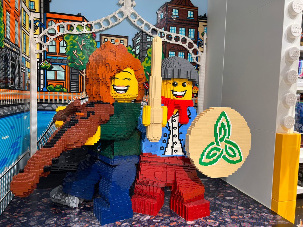 DublinTown's tweet photo. Lego Store DUBLIN opens tomorrow in Grafton street at 9am. Today we got a fist look around the store and trust us kids and adults alike are going to love it! @LEGO_Group  #LegoStoreDublin #DublinTown #DublinCity #lovedublin #keepdiscovering #Dublin https://t.co/Xg2XhLEMLo