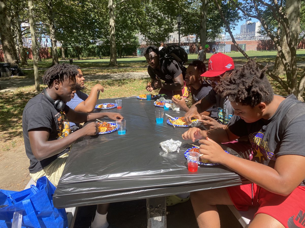 A special thanks to our Bridge Up Parents for throwing a great cookout on our last day of the program. Our future is bright with such amazing NYC families being part of our organization. #NextPlay