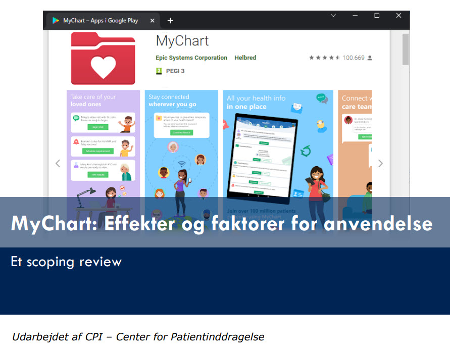 Patientinddrag's tweet photo. #MyChart udgør grundstrukturen i @regionsjaellands og @RegionHs patientportal, #MinSP.
@Patientinddrag har samlet de seneste internationale forskningsresultater om #MyCharts effekter og barrierer i et scopingreview - læs mere her: https://t.co/VuwYh0kKCx
#digitalisering #sundpol https://t.co/EMNBZgQMLP