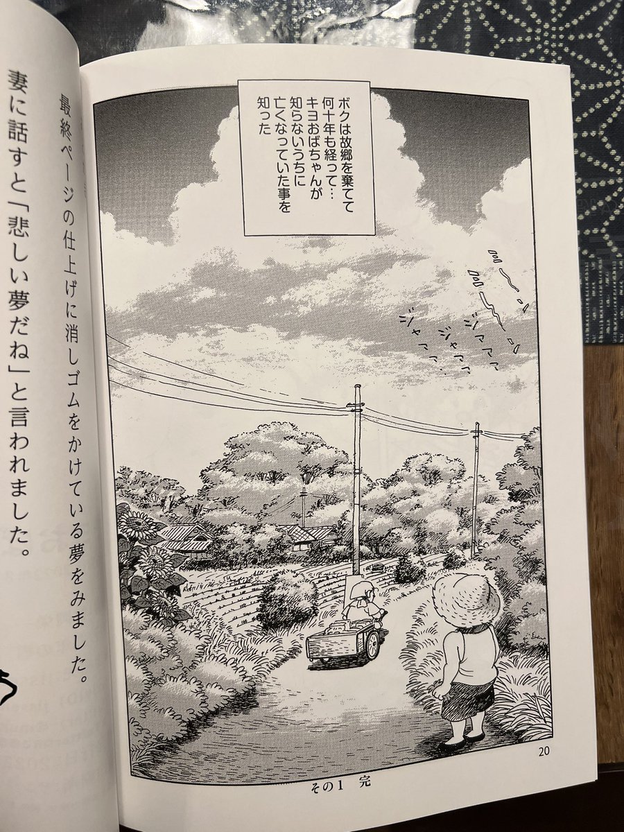 歳を重ね逢うことが叶わなくなった人を描いた村岡栄一先生の連作、去年の雪シリーズがとても良い。何の変哲もない台詞やエピソード。それらが時として人生において最後の別れとなる事があると言うことをしみじみと描いている。

それでは皆さんおやすみなさい🌙 