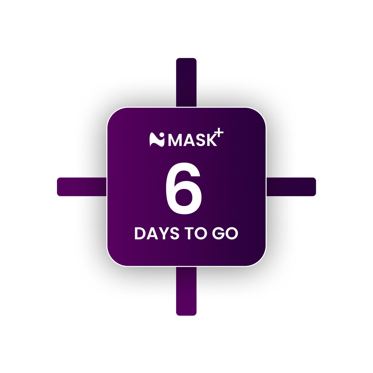 maskwithmask's tweet photo. We are Excited 🎉 to introduce something special. 
Only 6 Days Left to Change the World. #maskplus https://t.co/MctNTtetc7