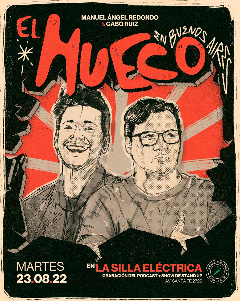 Volvemos por una noche en Buenos Aires.

Grabación del podcast + Stand Up. 

Entradas acá: eventbrite.com.ar/e/el-hueco-pod…