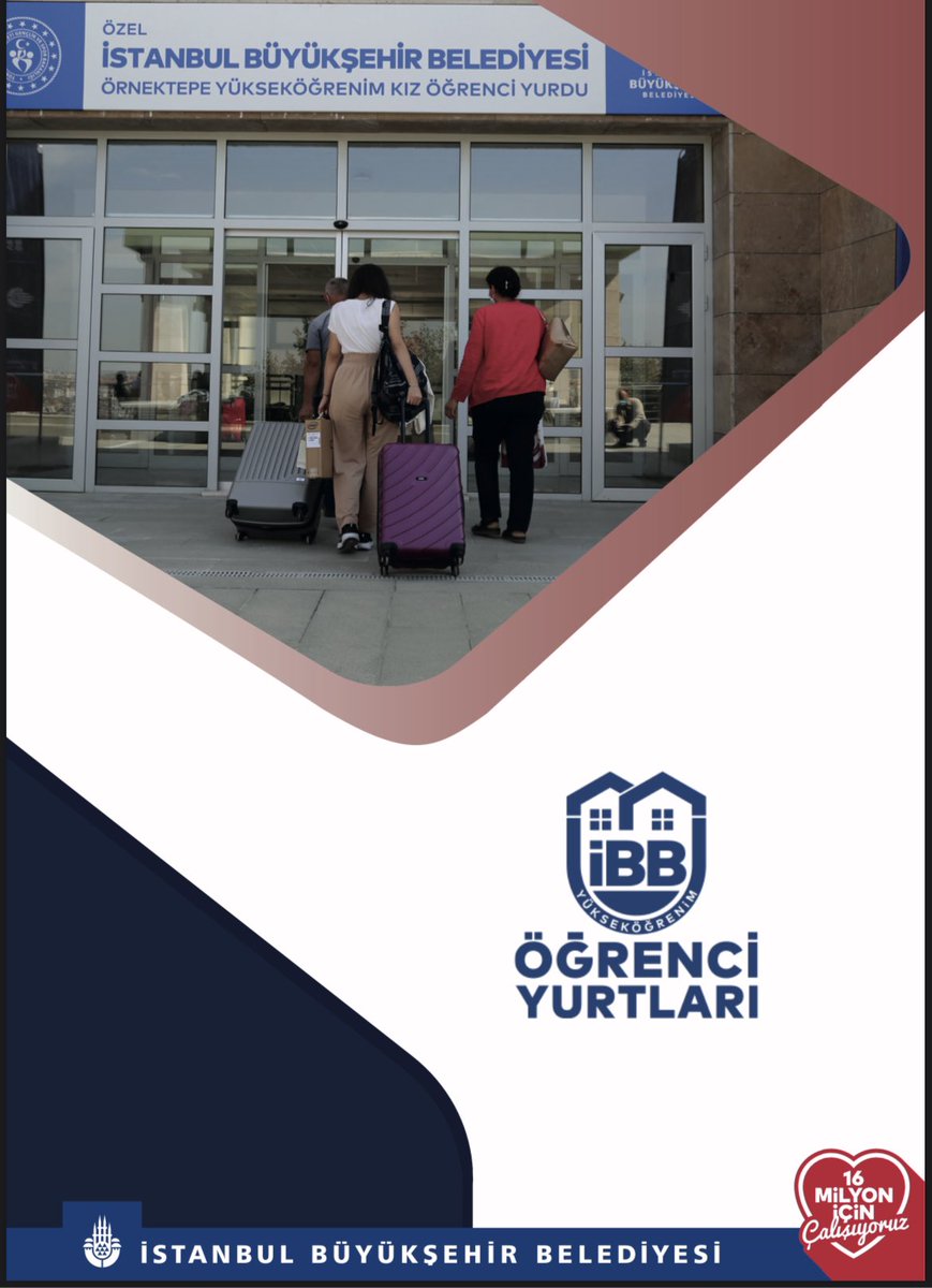 2021’de açtığımız yurtlar ile İBB tarihinde bir ilke imza atmıştık.3  kız yurdu ve 600 kapasite ile başladığımız hizmetimizi bu yıl daha da büyüterek 10 yurt ve 2800 kapasiteye yükseltiyoruz.Yıldan yıla büyüteceğimiz  bu güzel hizmetimiz ile öğrencilerimizin yanında olacağız.