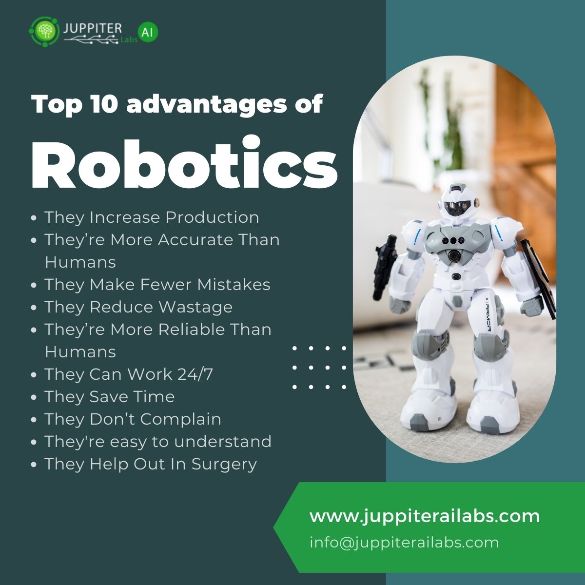 JuppiterL's tweet photo. Robotics and other combinations will make the world pretty fantastic compared to today.
Connect with us to know more about our services https://t.co/rgtIkLtY5W
#robotics #robot #technology #robolab #programming #innovation #tech #electronics #ai #artificialintelligence https://t.co/nd9hWQOw5K