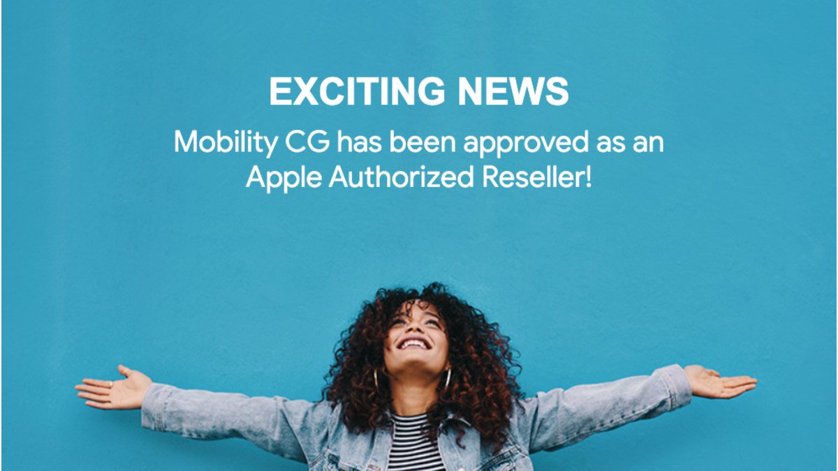 MobilityCG's tweet photo. Mobility CG has been approved as an Apple Authorized Reseller! We're thrilled to expand our portfolio to include Apple products and deliver even more value to clients.  Read press release: https://t.co/JGyxHVO4ba

#apple #enterprisemobility #mobilitysolutions #ipad #macbook https://t.co/vNVboEeKIO