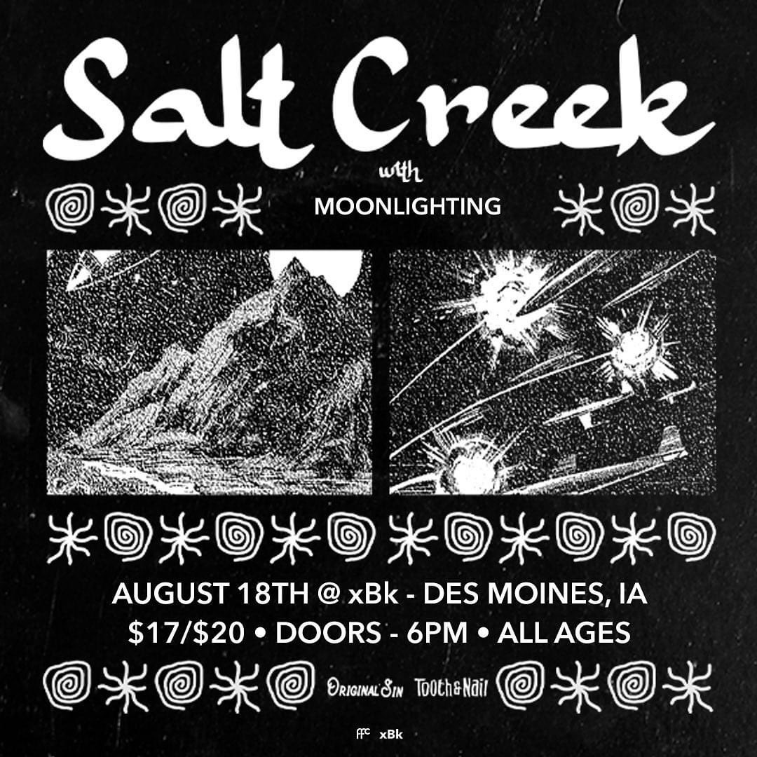 THIS THURSDAY NIGHT!!! 
My band <a href="/MoonlightingIA/">Moonlighting</a> will be playing in Des Moines with our good friends in <a href="/saltcreekmusic/">$ALT CREEK</a> from Nebraska. 
At the xBK 
6 pm! Please come hang and have a drink with me!!
