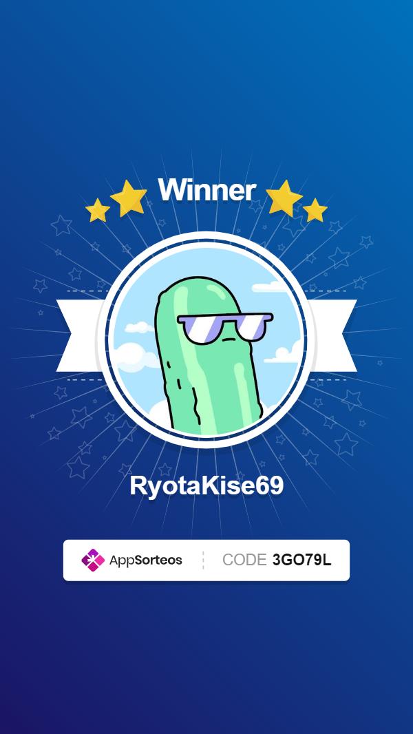 — GIVEAWAY ENDED — 
 The winner is:  <a href="/RyotaKise69/">RyotaDess</a> 
Congratulations！