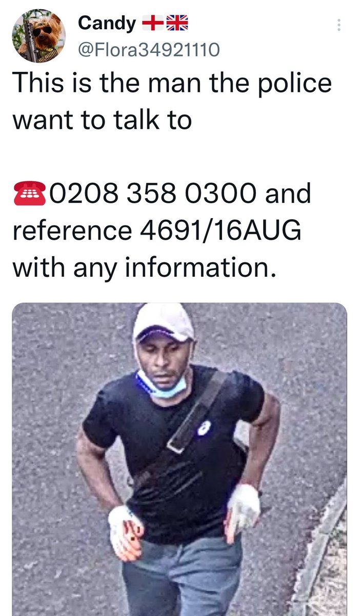 Wayne57072607's tweet photo. Anyone with any information call the number below and quote the reference number.👇 https://t.co/A2mBCP00mc