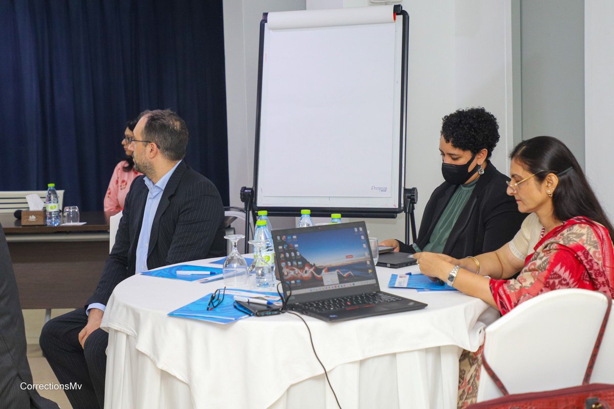 Commissioner of Prisons Ahmed Mohamed Fulhu inaugurates the workshop on “Strengthening of noncustodial measures to reduce prison overcrowding in Maldives"; being held in collaboration with <a href="/UNODC_ROSA/">UNODC South Asia</a>