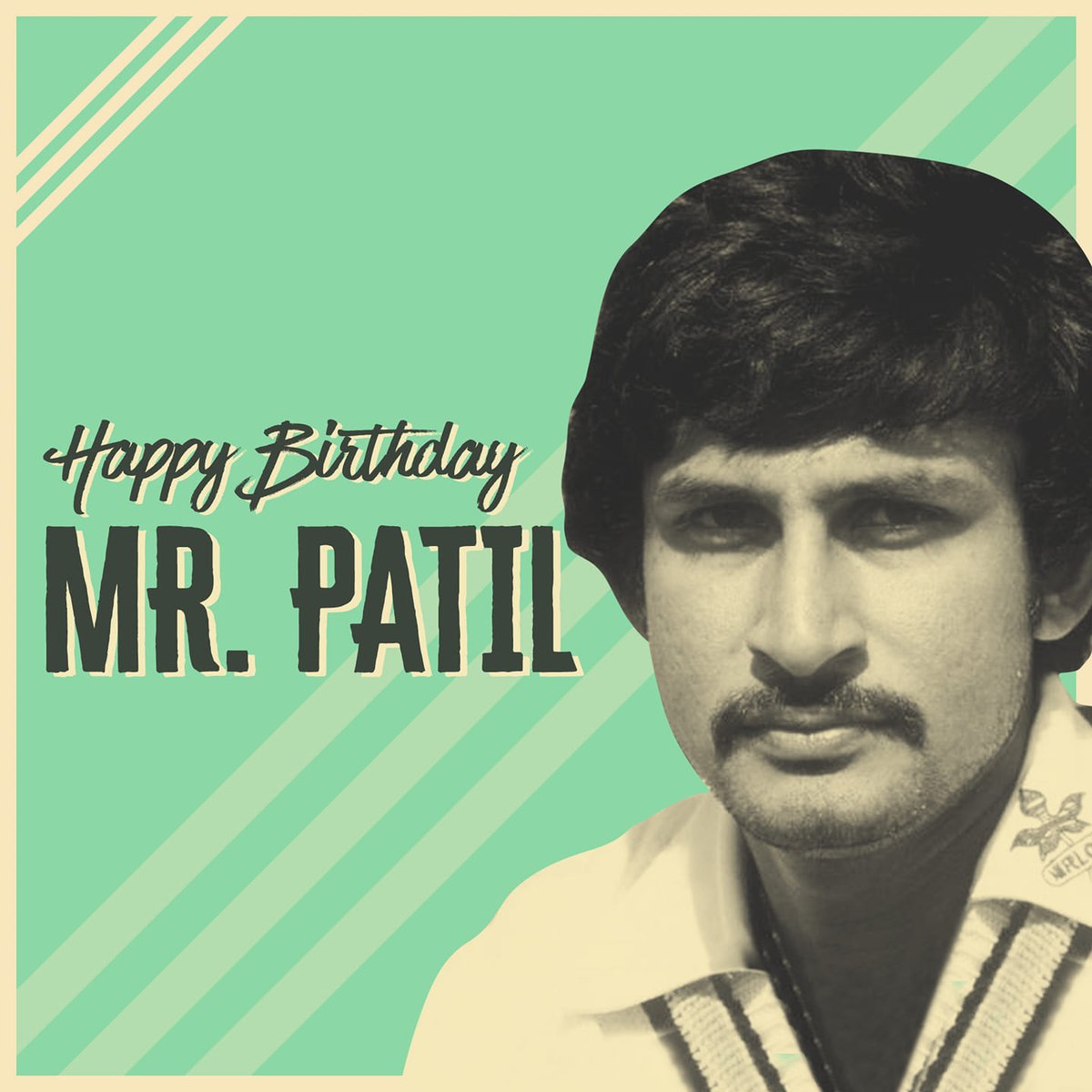 83thefilm's tweet photo. An explosive batsman and a spirited sportsman! Here's wishing Sandeep Patil a very happy birthday. #SandeepPatil #ThisIs83 https://t.co/0JPmPLbfkq