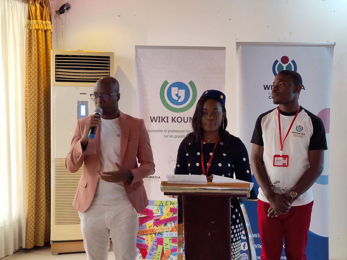 Wikimedia_CIV's tweet photo. Du 12 au 15 août 2022, Bouaké a abrité les Rencontres Annuelles de Wikimedia #CIV225. Moments de #partage, d'enrichissements mutuels et de #projection. Retour en images sur les #RAN22.
#RANWikiCIV22
#Wikimania22 https://t.co/ojx5wHgNI9