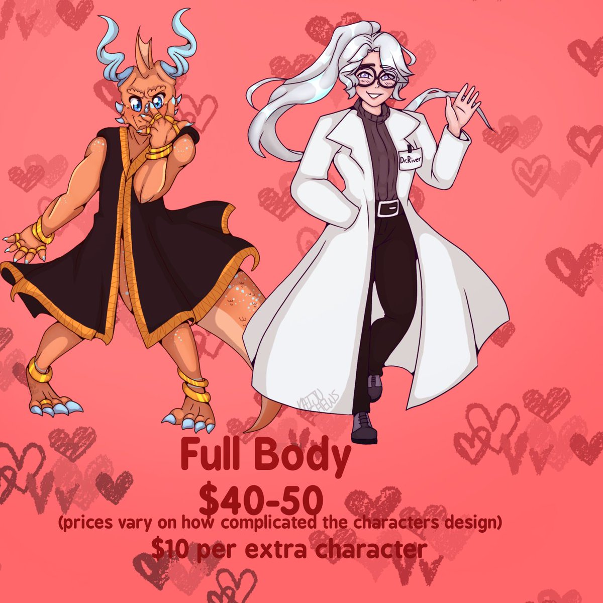DisasterDitzy's tweet photo. Hey guys! I've updated my commissions! I now do busts, half bods, and can do backgrounds! https://t.co/5e2SyxR68W