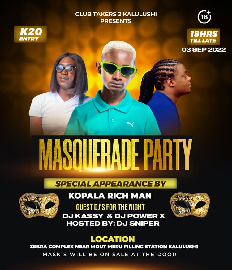 My kalulushi fam we have a date see you there......
