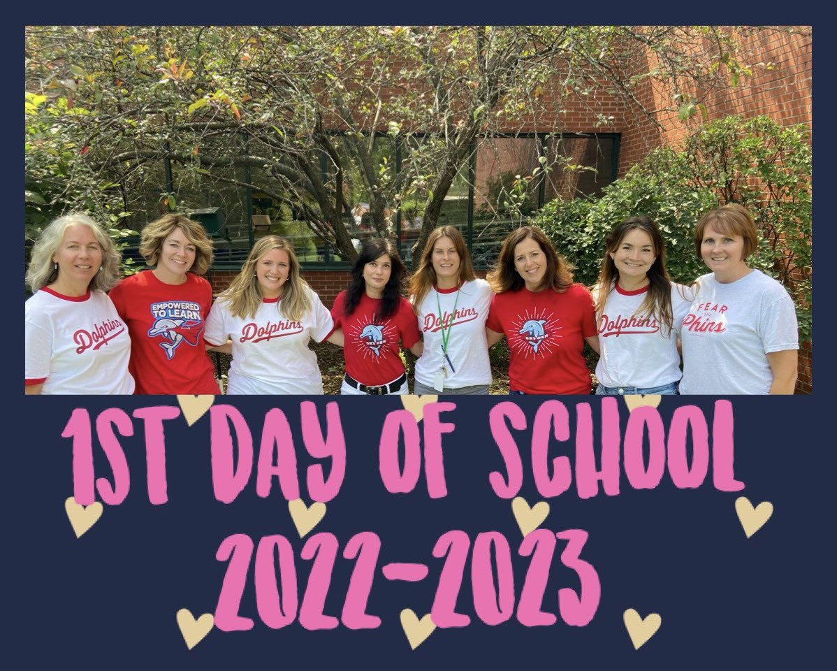Happy 1st Day of School!!I’m thrilled!!! 🐬💙📚🍎✏️✂️🖇🖍🚌📓📖👩‍🏫#drydenrocks #d25itspersonal #togethertoday2transformtomorrow #drydenschool #firstdayofschool