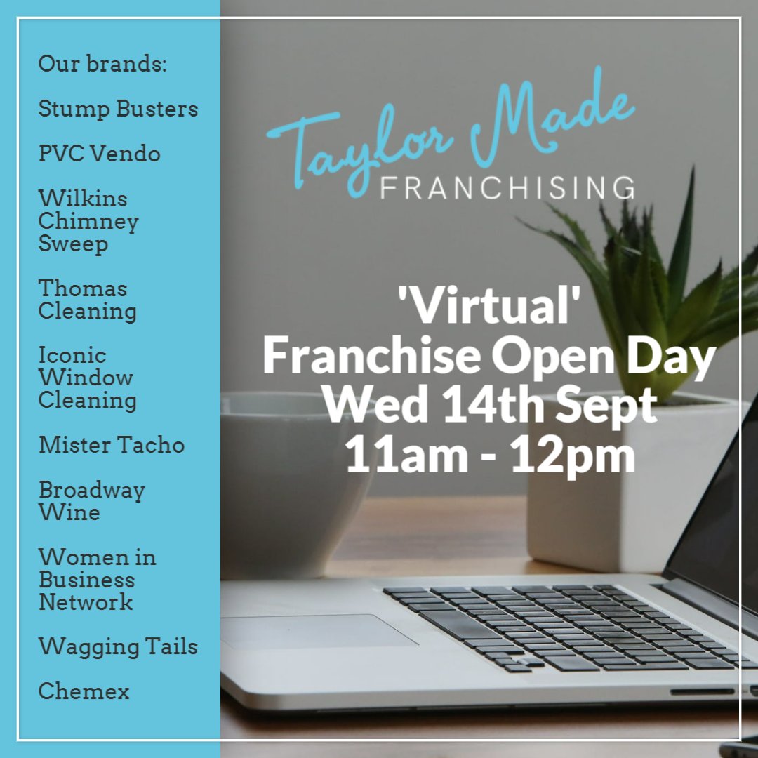 tmfranchising's tweet photo. Did you know buying a franchise is much safer than going it alone? Find out more: https://t.co/rV5v6TD46N
#franchising #franchisingopportunity #franchisebusiness #profitablefranchise https://t.co/ECUudFV3bz