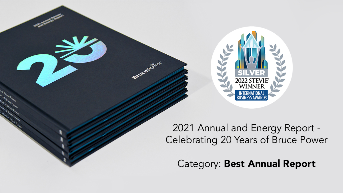 Bruce_Power's tweet photo. Bruce Power is proud to be recognized with two Stevie Awards in the 19th Annual International Business Awards: a bronze distinction in Energy Industry Innovation of the Year and a silver for Best Annual Report.
Learn more at https://t.co/7siNiuNphS https://t.co/N1ZJYsvxRr