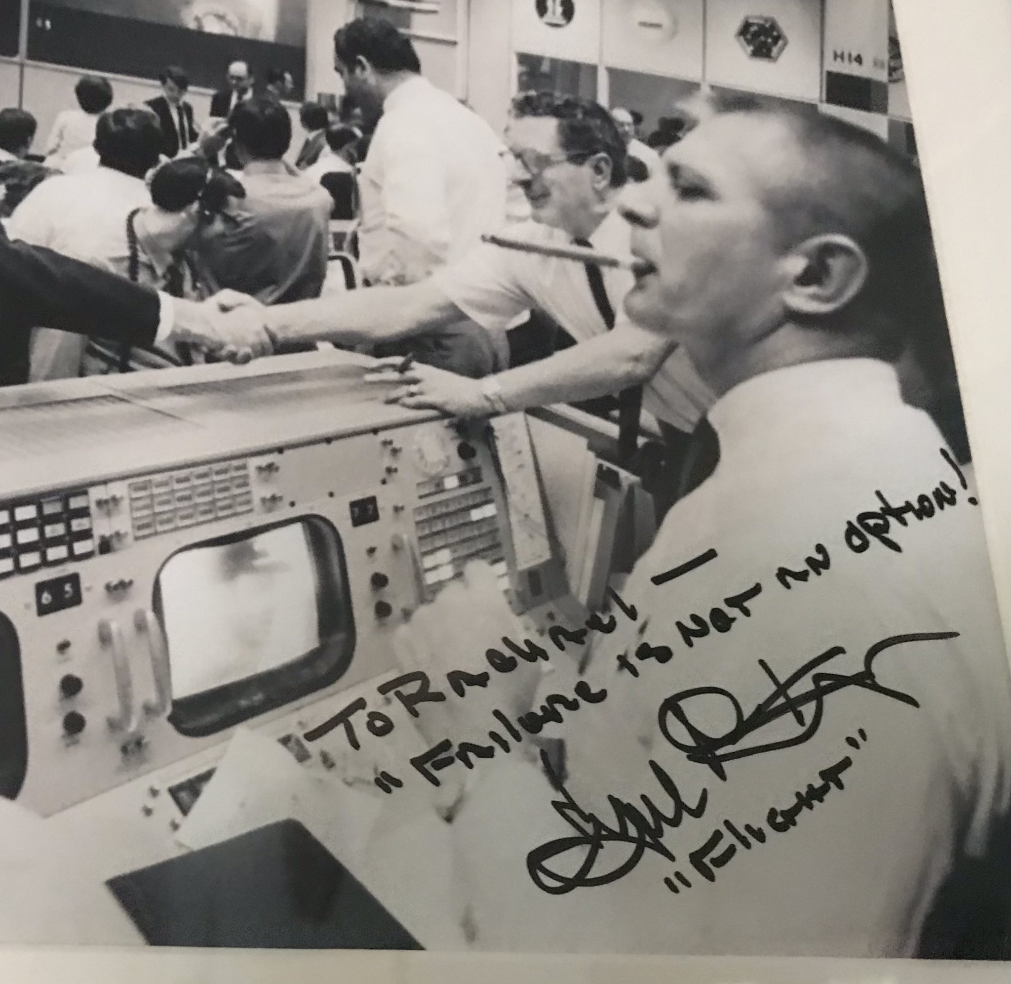 Happy Birthday to the legend that is Gene Kranz, I ll always treasure this xxx 