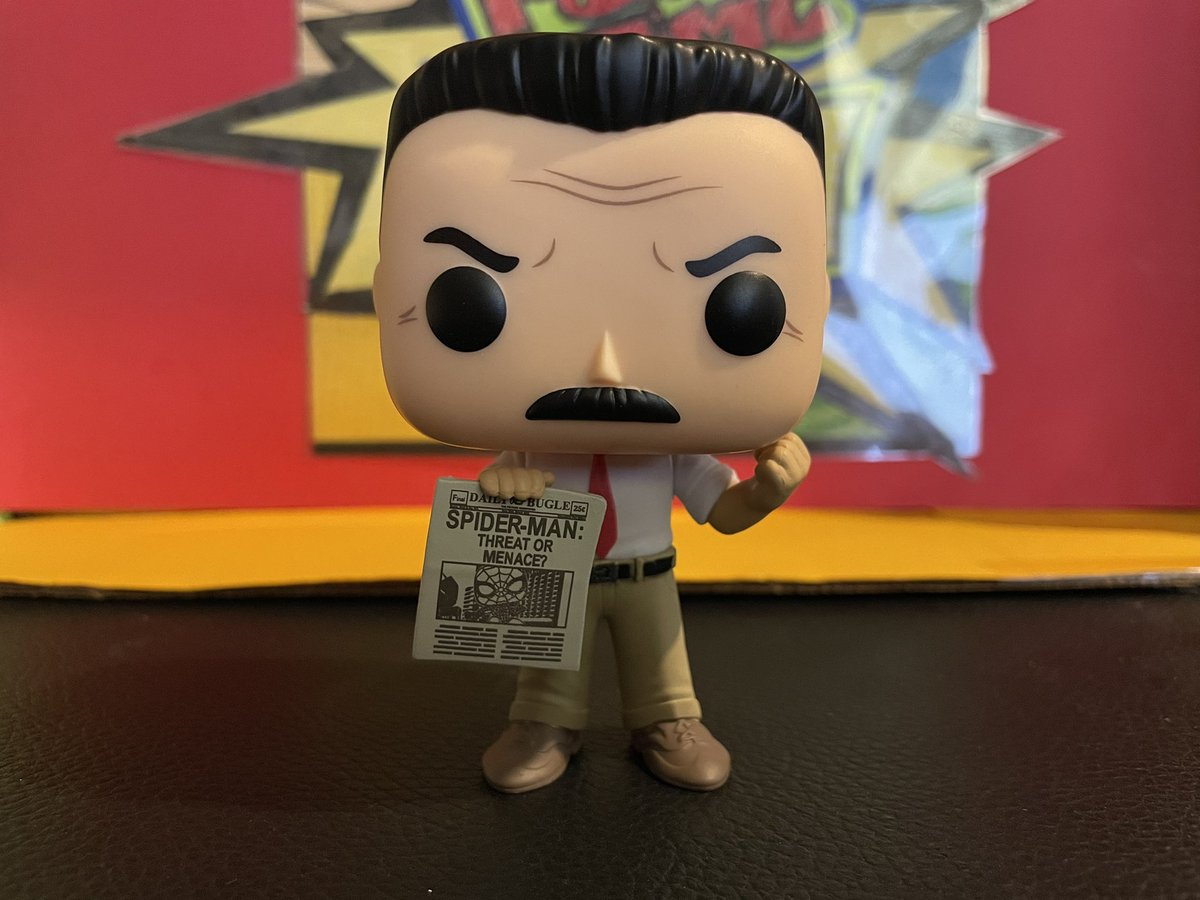 NerdPart's tweet photo. Get me pictures of that menace!!! 
#jjonahjameson #funko #funkopop #mycollection #nerd #parttimenerd #marvel #menace #threat #letsgo https://t.co/8vIzacPyzl