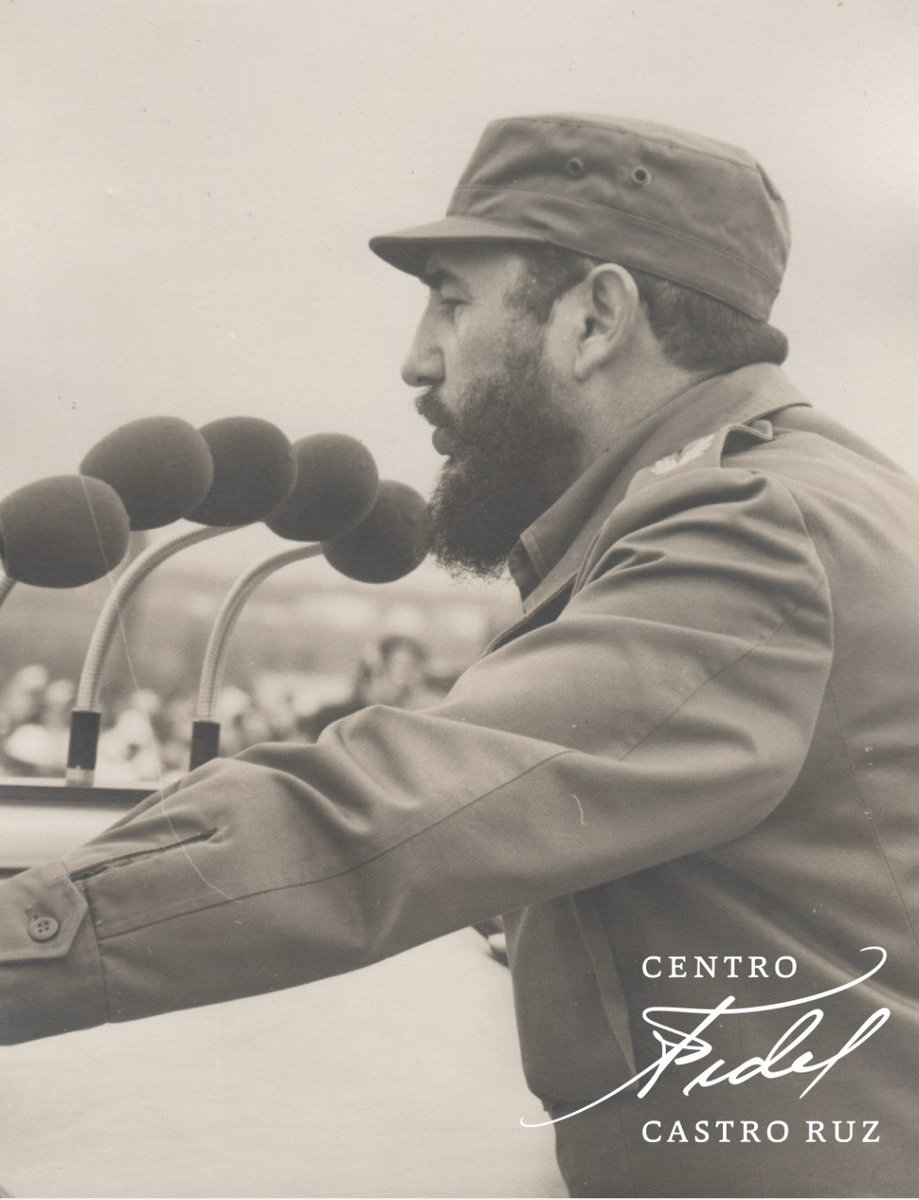 #Fidel:"Si antes dentro de nuestra propia época los hombres parecían ser dueños de los acontecimientos, hoy los acontecimientos parecen ser dueños de los hombres". #FidelVive