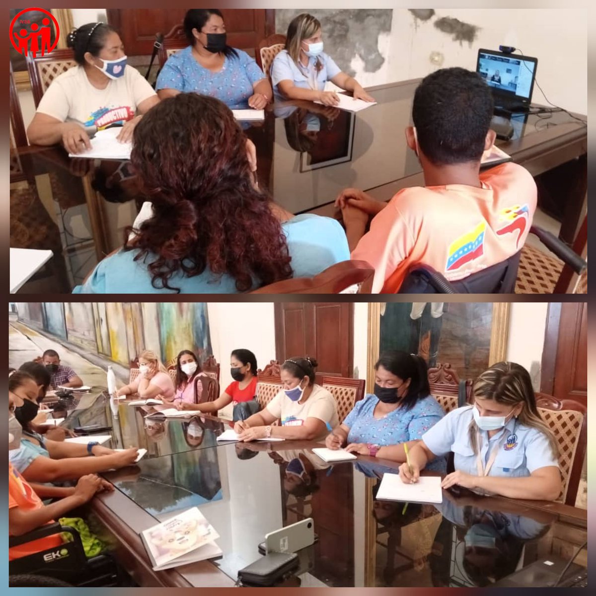 oacumanaivss's tweet photo. #Infórmate | La @oacumanaivss dijo presente en la videoconferencia del SMYGM para conocer la planificación de esta semana en el marco del Plan de Amor en Acción a las Víctimas del Bloqueo Imperialista #JuntoSomos+ @MagaGutierrezV @NicolasMaduro @GPintoVzla @ivssoficia https://t.co/onTiekqtnn