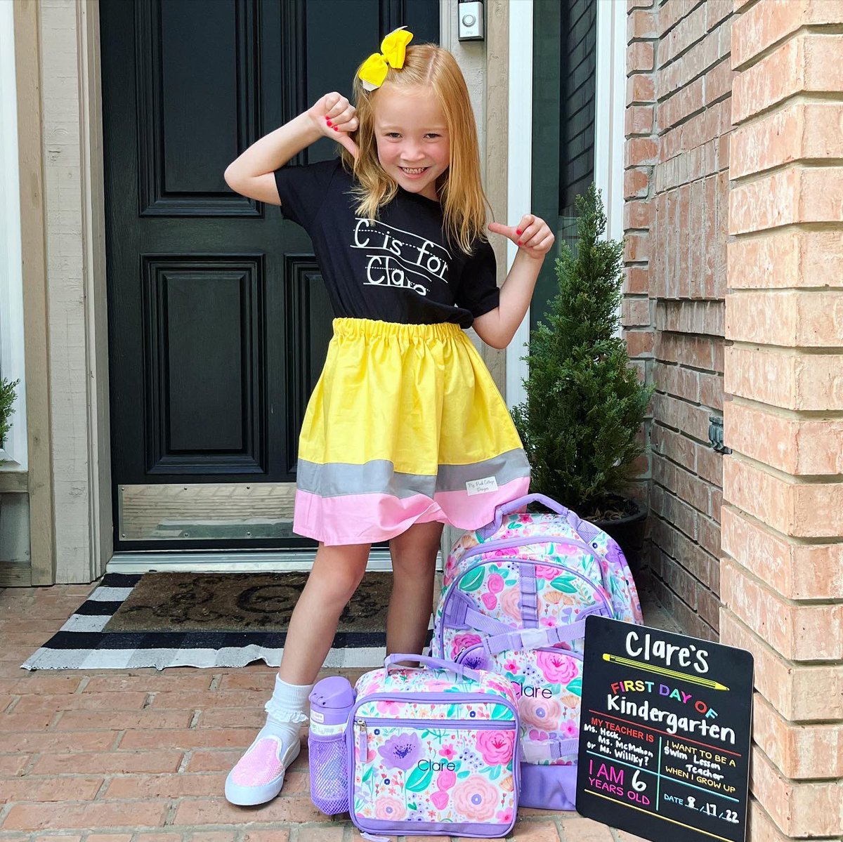 We officially have a Kindergartner! #GCISDFirstDay