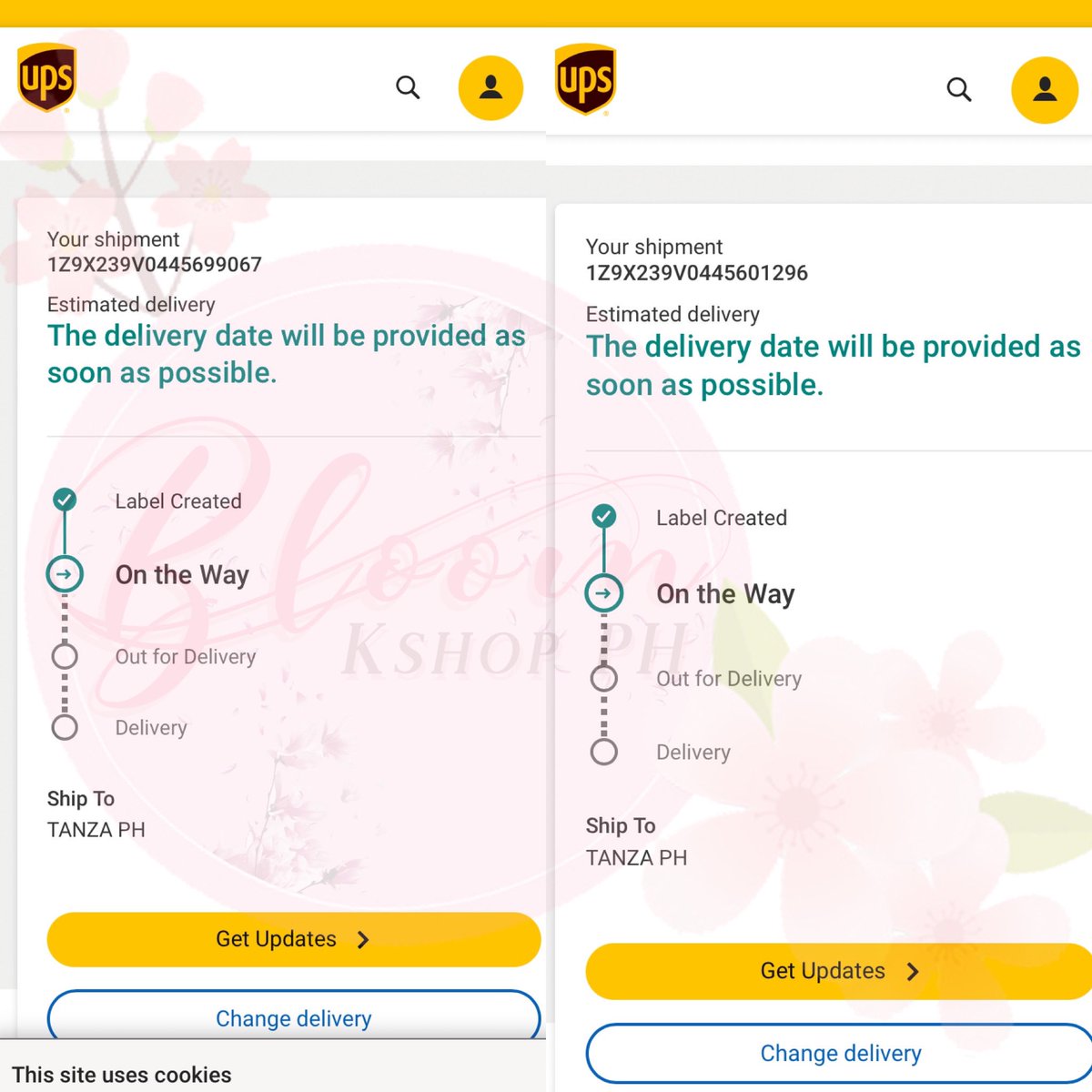 BloomKshopPH's tweet photo. #BloomKSPHUpdates SEVENTEEN CARATBONG VER. 2 FAST ETA
2 boxes are still on the way pa po~ bali UPS po courier you can track din po with those TNs yung isang box still under consolidation but will update din agad once may TN na :)) https://t.co/JJUgzCwOnD