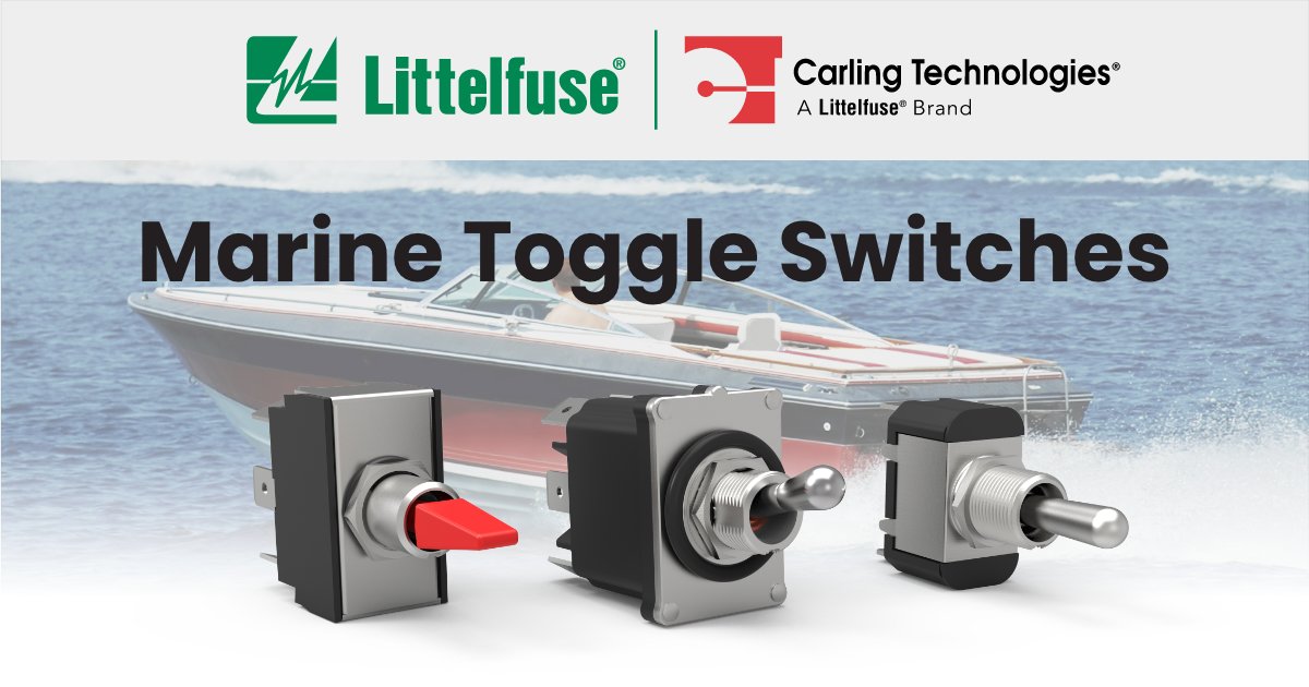 carlingtech's tweet photo. View our lineup of Marine Toggle Switches for all your boating needs! 🛥️ 🚤 ⛵
https://t.co/QQG3oENGWK
#carling #littelfuse #marine #boats #boating #switches #toggleswitches #sea https://t.co/NoLKfiATeK