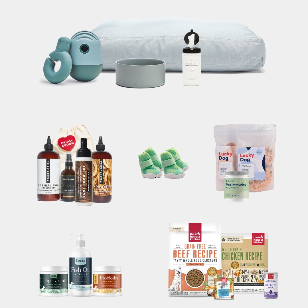fablepetbrand's tweet photo. 🐶 Dog Days of Summer Giveaway🐶
@fablepets has teamed up with @thehonestkitchen, @rifrufqueens, @pridegroomnyc, @ferapetorganics, and @bondvetclinic to give TWO lucky winners a prize package worth $850+ #giveaway 

🐕 Enter here: https://t.co/EDl4gZZKiL https://t.co/aXsUdCV4ag