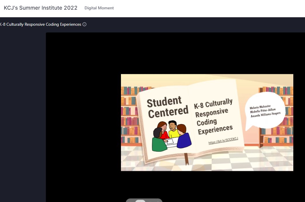 Day 2 of #KCJSummerInstitute So excited for today! :D @KidsCoding #digital2030