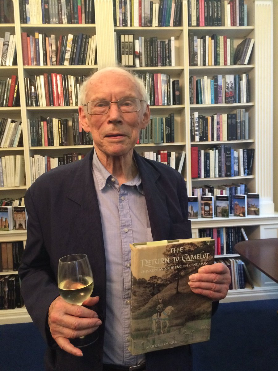 RogerBowdler's tweet photo. Thank you Mark Girouard for such wonderful writings. Such range! I asked him 2017 which book he was most proud of beside a shelf with all of them there @YaleBooks and he pulled out this one. He hoped it could be reprinted… an immortal scholar of rare &amp; enduring sort. https://t.co/Wez8kpJH9t