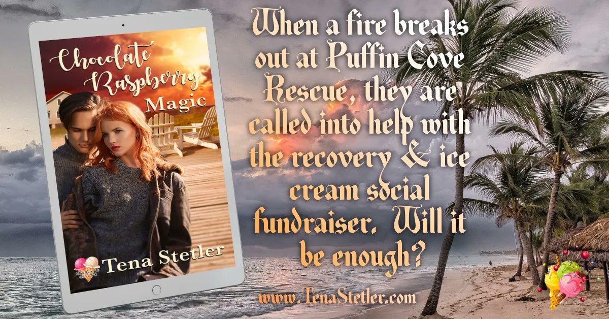 TenaStetler's tweet photo. #Wednesdayvibe #Summer #Beach or #Camping #Read CHOCOLATE RASPBERRY MAGIC -When #magic is unleashed, #rescue initiated, what they learn will change everything!    #mystery,&amp; #magic #icecream #wrpbks #animalrescue  #PNR #WritingCommunity Grab a copy today! https://t.co/iTCCiX8dBc https://t.co/7LkRGxI6ry
