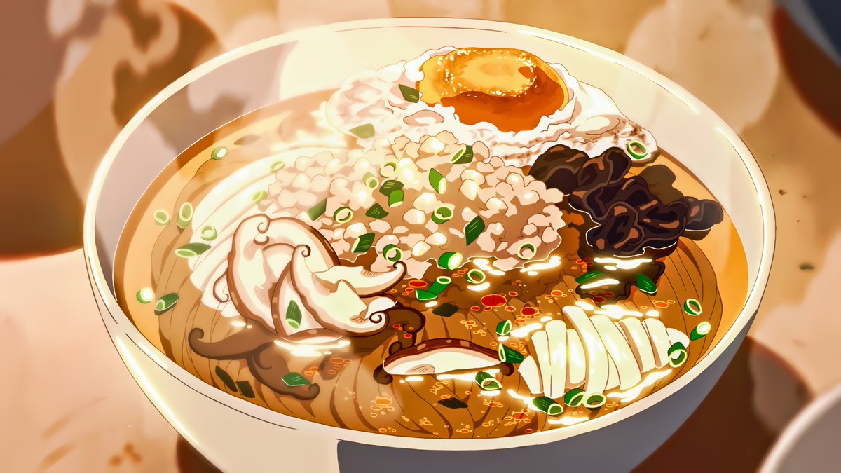 XTheGwen's tweet photo. Anime food details 🍜✨ https://t.co/79j7Px1IIM