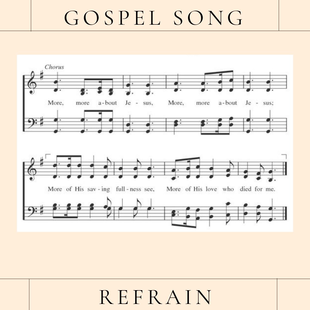 HymnTalk's tweet photo. Episode 63 is all about the song More About Jesus. Considered a hymn, it follows the format of Gospel Song with its four verses and refrain. Do you sing this at your church? We've never sung it at our church, but now we want to! #hymntalktwintalk #moreaboutJesus #hymns https://t.co/Plxy50WEaM