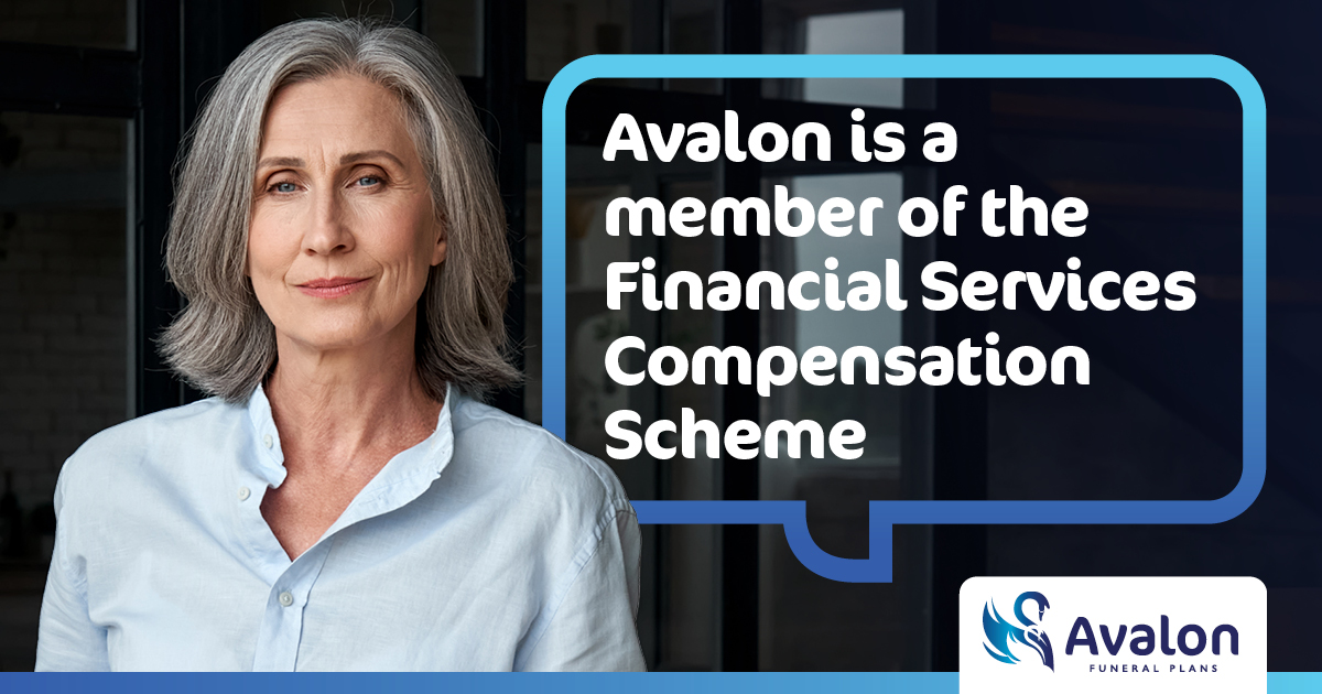 Avalon_Funerals's tweet photo. As Avalon is regulated by #FCA all plans are covered by the #FSCS scheme. This means in the unlikely event that Avalon was to fail, the FSCS scheme guarantees to find an equivalent funeral plan replacement or compensation equivalent to the cost of a replacement plan at the time. https://t.co/tMZvU6JEoC