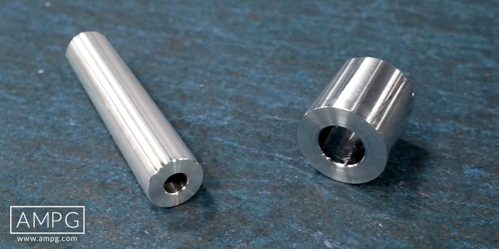 AMPG_USA's tweet photo. These #UnthreadedSpacers are available in various lengths, diameters and material choices. They have a smooth exterior and a cylindrical shape to slide over bolts or screws for a modern and clean look. #Spacers #RoundSpacers https://t.co/GbBqMQcCAY