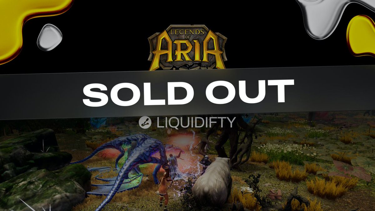 Our congratulations! The IDO of @LegendsOfAria has finished with a SOLD OUT!🎉 Thanks to everyone who has participated, and see you soon at the next activities! #IDO #NFTCommunity #P2E