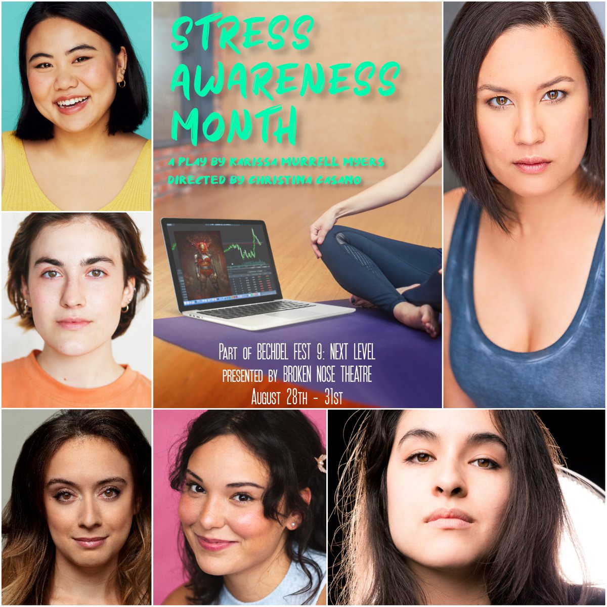 📰 CAST LIST // Introducing our next two teams for upcoming production of BECHDEL FEST 9: NEXT LEVEL, playing Aug. 28-31 at The Den Theatre!

Check out the artists working on STRESS AWARENESS MONTH and I'M A GAMER!

GRAB YOUR PAY-WHAT-YOU-CAN TICKETS AT:
brokennosetheatre.com/bechdelfest9