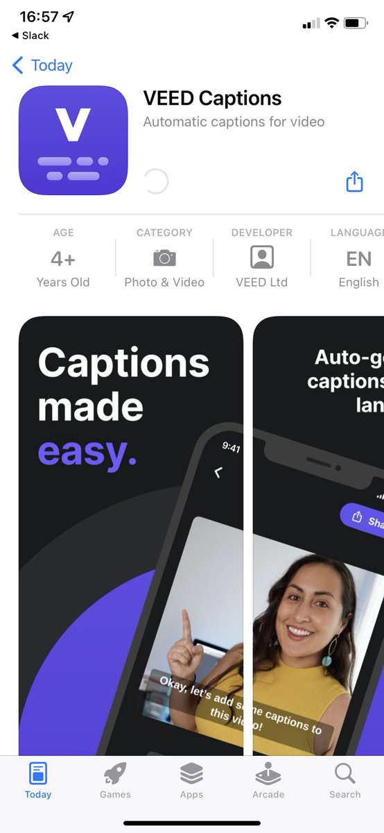 Woooo! Vee(d) got an app now for easy subtitles for your videooos: apps.apple.com/nl/app/veed-ca…