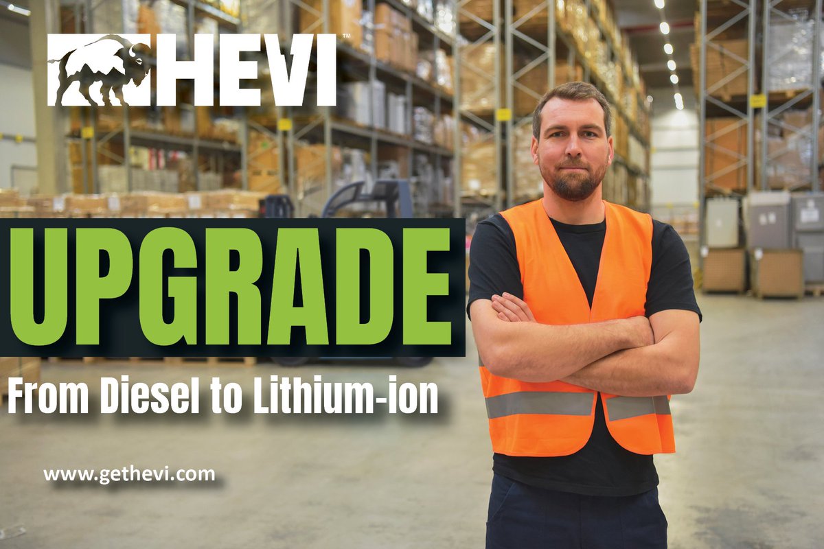 gethevi's tweet photo. Lithium-Ion #technology...
✔️ has #ZERO operating emissions
✔️ produces less noise than diesel equipment
✔️ costs less to repair and maintain
Upgrade your fleet today with HEVI's all-electric industrial #heavyequipment.
#jointhestampede #gethevi #dieselalternative https://t.co/s4J8hukdqc