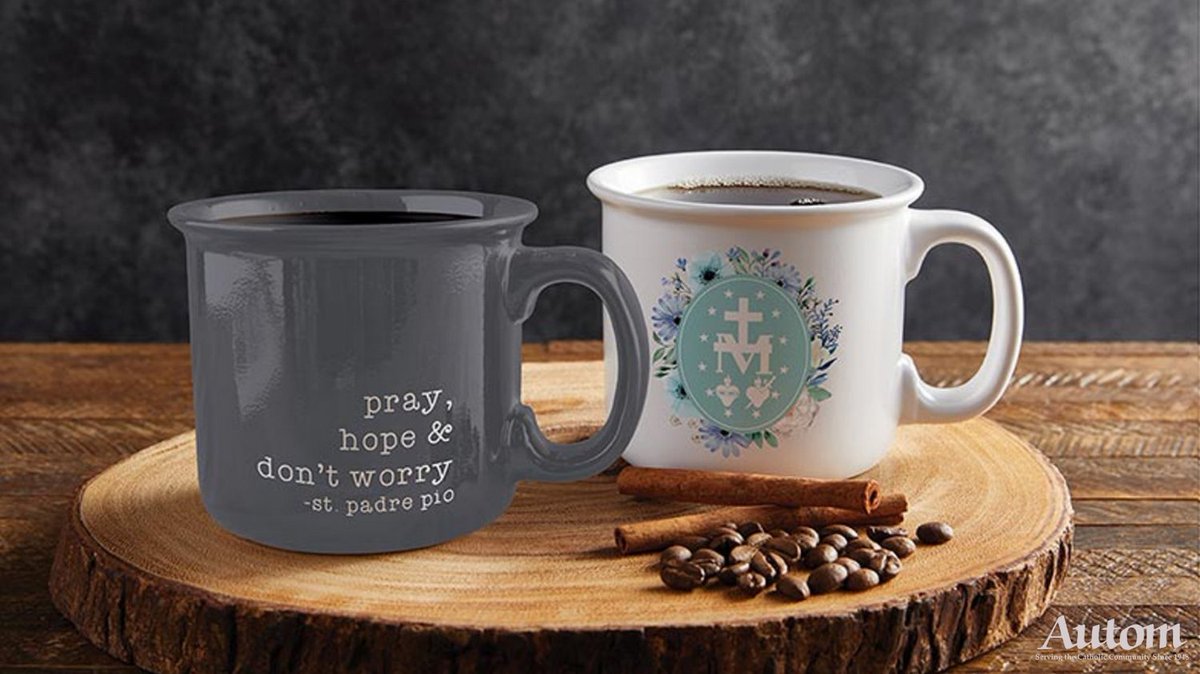 automcatholic's tweet photo. What better way to enjoy your warm beverage than with a lovely Catholic mug? We have tons of options here!
https://t.co/nHXXc7sN7b
#Autom #AutomCatholic #Mugs #CatholicMugs #CatholicSwag #CatholicProducts #MyAutomProduct #DevotionalMugs https://t.co/TCfPDTUbyY