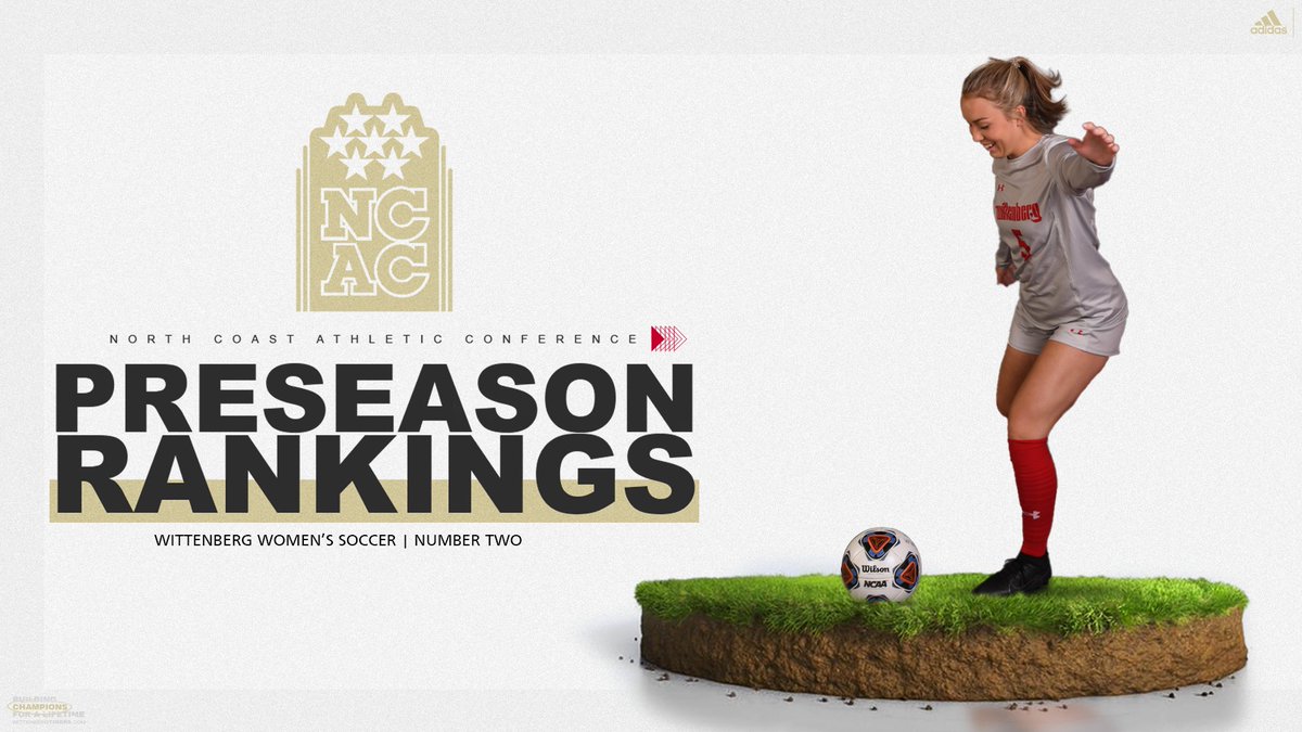 WittAthletics's tweet photo. Women's Soccer @NCAC preseason polls are in! The defending champions head into the season ranked number two. #TigerUp https://t.co/3PdXb06ZGI
