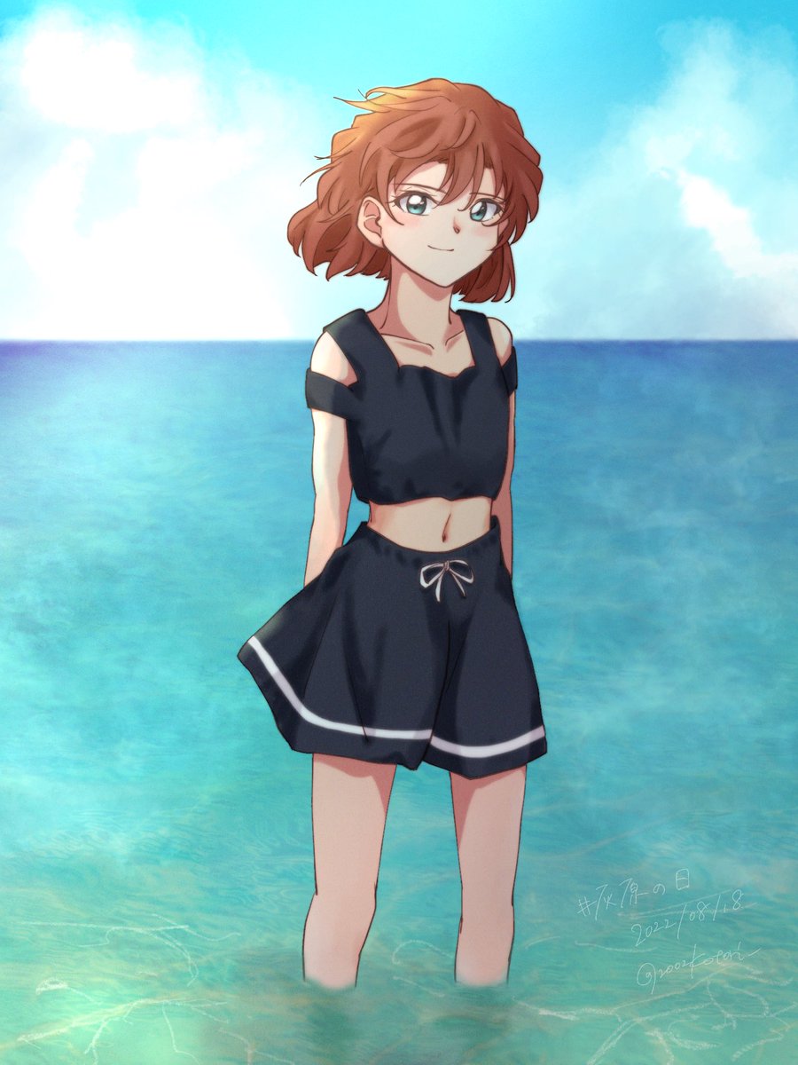 この間の本誌の水着の灰原哀ちゃん可愛かったよね！！！！ #灰原の日