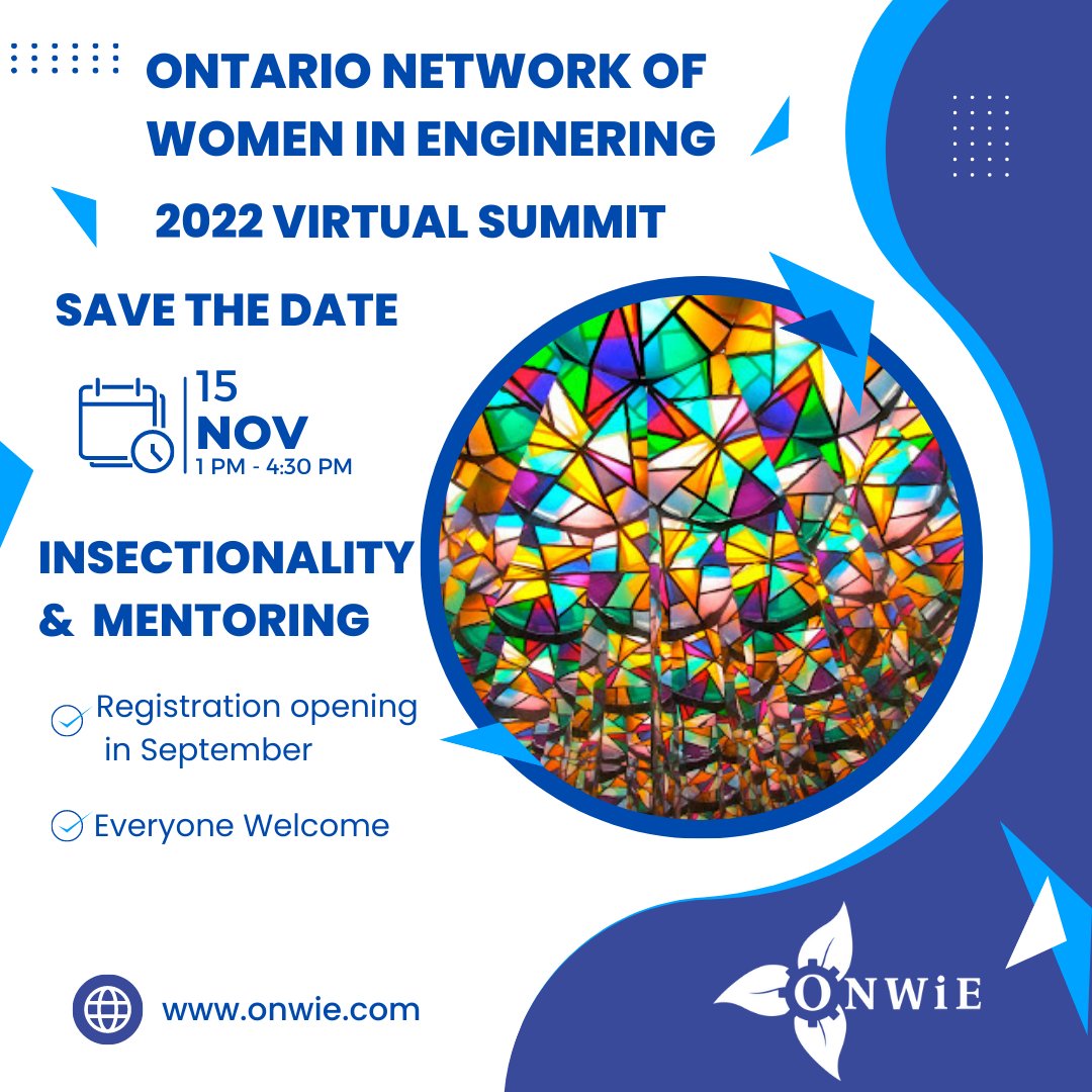 Save the date for the FREE ONWiE Virtual Summit - November 15th.  Stay tuned for the exciting speaker line-up and registration information.  

Who should attend?  Engineering outreach professionals; faculty, administrators, students and industry welcomed!
