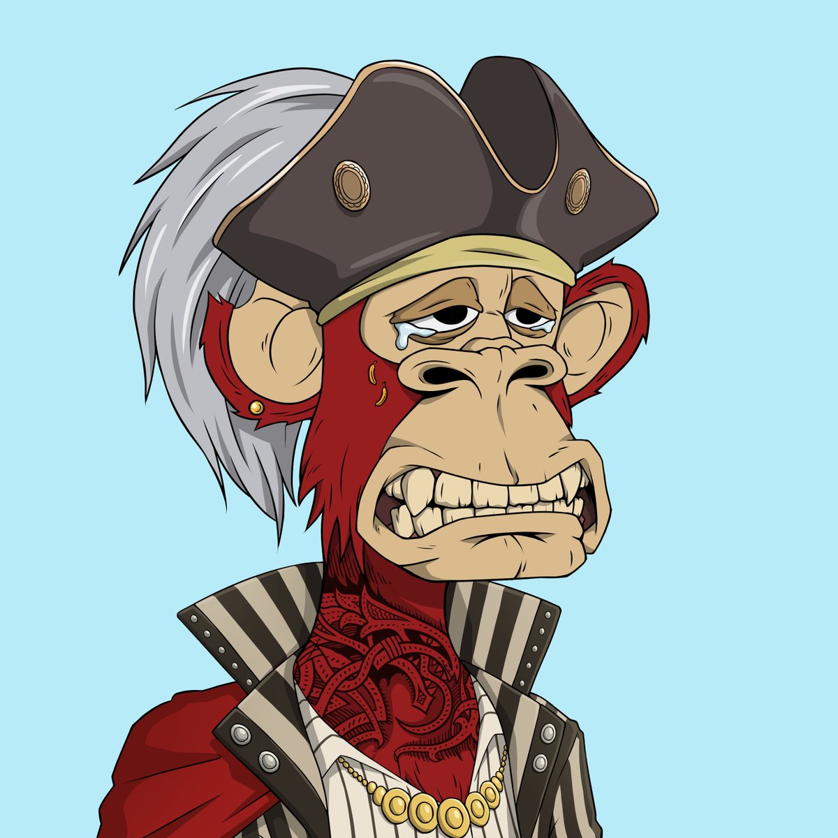 richraf49's tweet photo. Did i not say it was a pirates life for me.. Got them in 3 Communities i am in.. LFG!!! @coolcookies_nft @WDoopsies @BadApePirates #NFTCommunity #PirateApes #PiratesNFT #pirates #whoopwhoop #coolcookies #MentalHealthAwareness https://t.co/RpbJSncs2c