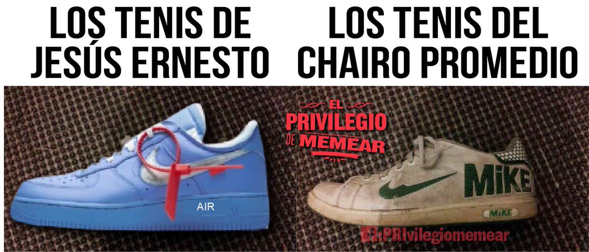iAmCancun's tweet photo. Tú que estás apendejado por @lopezobrador_, ¿qué tipo de tenis usas?
#chairos #mexicanopromedio #limosneros #amlovers https://t.co/MSjA8BZEbY