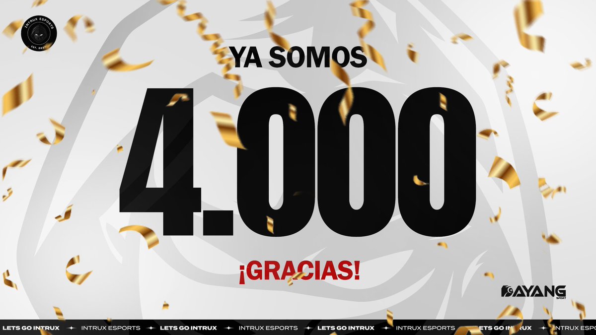 INTRUXesports's tweet photo. No tenemos palabras...😍

¡Muchas gracias a todos/as! 

Toca seguir 🥷 https://t.co/84fiazwflw