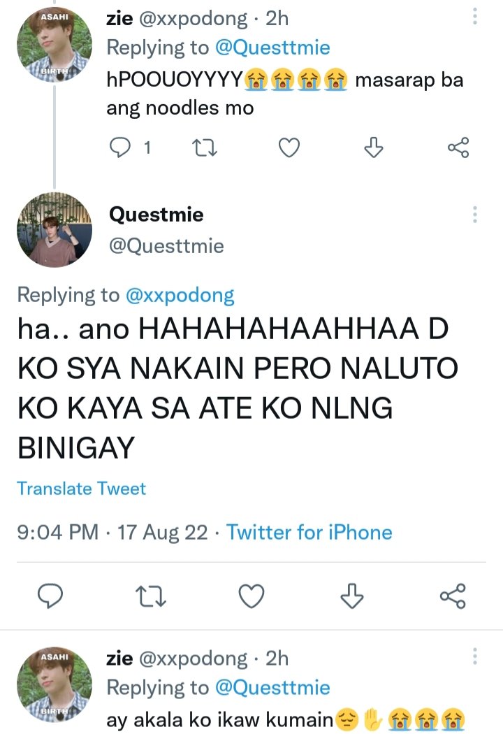 S1012_1112's tweet photo. Kawawa naman yung ate mo, pinakain mo ng noodles na galing sa lababo. Forda kalawang flavor yarn 🤮 https://t.co/ORokbWfJxp