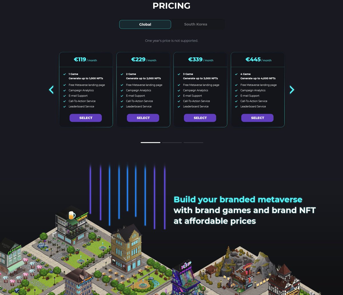 Never seen any other GameFi project that has this competitive and strong business model! 

DIY all-in-one platform for branded games/NFT/Metaverse and even NFT marketplace is coming soon.

The unbeatable price is now revealed.

$POC