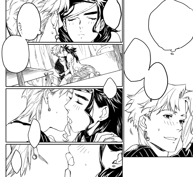 漫画というのはベタを置いた瞬間画面がまとまり始めるなぁ～ ※花承♀ 